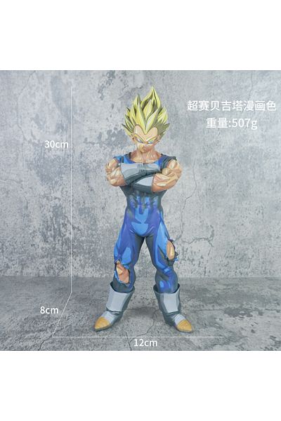 Choice Blue Nostalgic Classic Dragon Ball Figurine Super Saibeijita Demonized Standing Posture Comic Color