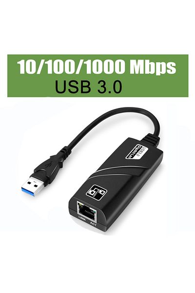 Choice محول إيثرنت USB 3.0 سلكي USB Typec إلى Rj45 Lan Ethernet بسرعة 1000 متر بسرعة 10/100/1000 ميجابت في الثانية Rtl8153 Network C