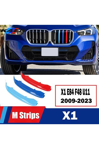Choice 3pcs ABS For BMW X1 E84 F48 F49 U11 Car Racing Grille Strip Trim Clip M Accessories 2009-2018 201...