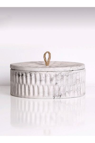 Bautinq Store Large Box with Marble Patterned Lid