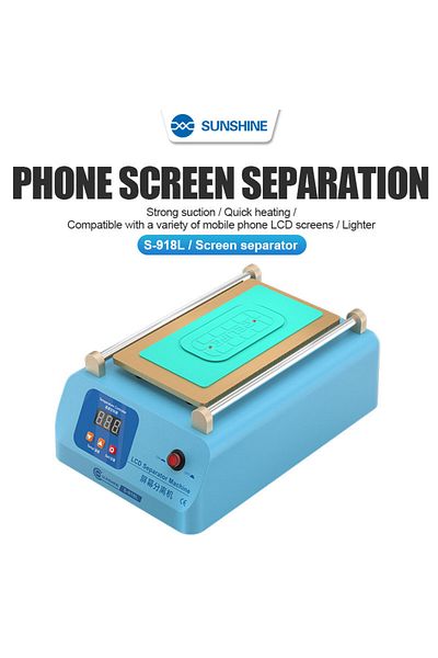 SUNSHINE 220V SUNSHINE S-918L LCD Screen Separator for Mobile Phone Below 8 Inches Super Suction Screen Repai