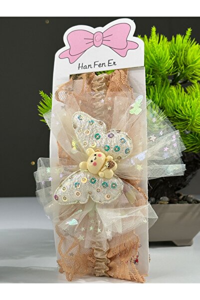 Chocuk مجموعة ربطة شعر وإبزيم للفتيات الصغيرات مصنوعة من قماش عضوي لا يترك عل...