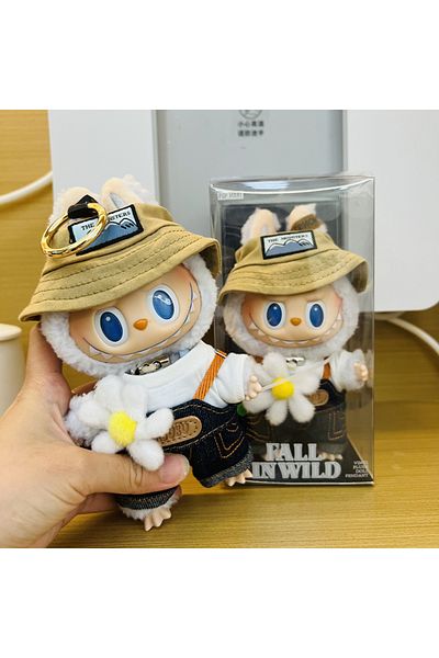 Choice Labubu 1pc Boxed 1:1 Replica Labubu Fall In Wild Series Lisa Same The Monsters 17cm Labubu Rag Vinyl