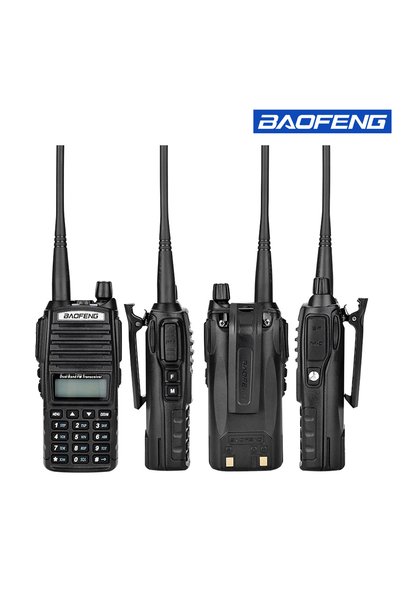 BAOFENG UV 82 5W Telsiz Çift Bant CB Amatör Taşınabilir İki Yönlü Telsiz, Uzu...