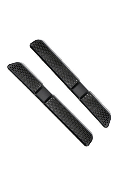 Choice black 2pcs Car Air Vent Covers Air Conditioner Duct Outlet Exhaust Dus...