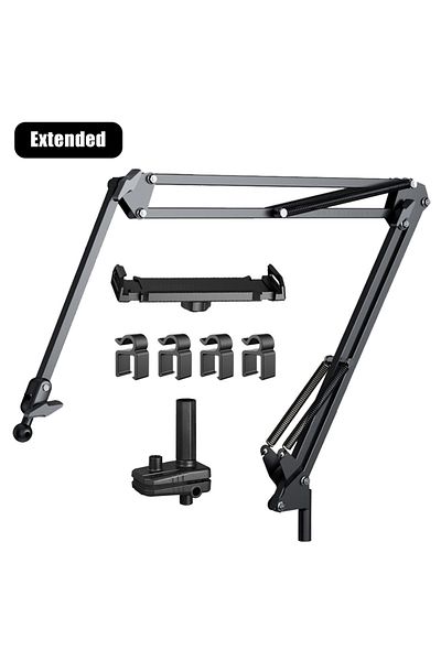 Choice Extended Tablet Stand Holder For Bed Rotatable Phone Stand For 4-12.9" Ipad Pro Samsung Tab Xiaomi P