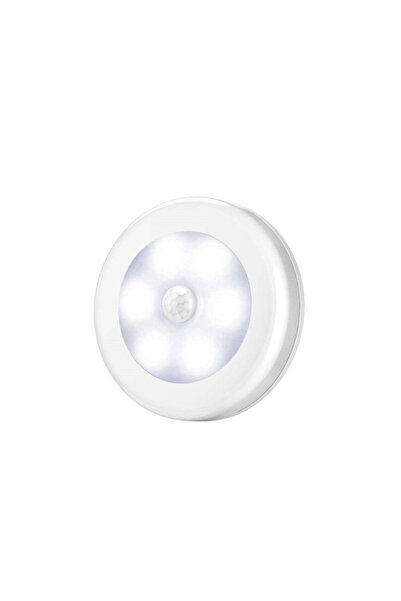 Choice مصباح ليلي LED أبيض بارد يعمل بمستشعر حركة PIR، يعمل بالبطارية، مصباح ليلي لاسلكي للخزانة، مصباح بجانب السرير