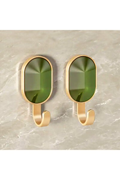 UrbanCove Co Art Deco Tarzı, Değerli Taş Görünümlü, Kendinden Yapışkanlı Askı...