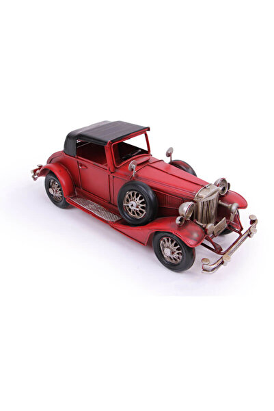 Lorvento Metal Araba 3706 – El Yapımı Vintage Eskitme Koleksiyon Dekoru