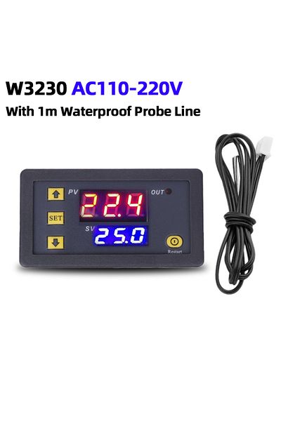 Choice Ac110v-220v W3230 Mini Digital Temperature Controller 12v 24v 220v Thermostat Regulator Heating Cool