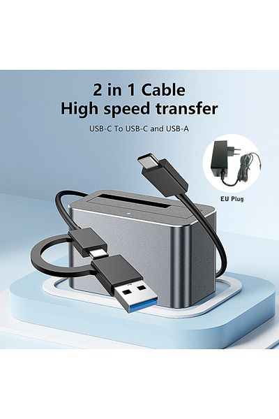 Blueendless Bs-hd01s Eu Plug 2.5/3.5 Inch Sas/sata Hard Disk External Case Sata To Usb 3.0 Hdd Docki