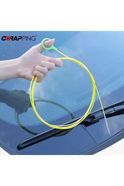 Choice 2.3m Car Sewer Unclogger Cleaning Brush Car Sunroof Long Hose Drain Hole Drain Unclogger Car Pipe...