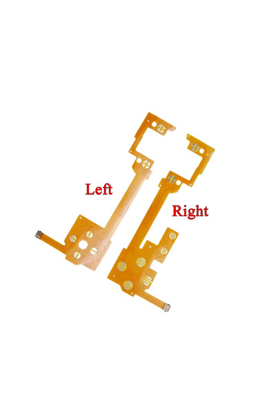 Choice إصلاح كابل شريط مرن موصل للزر الأيسر والأيمن لجهاز Wii U PAD Gamepad