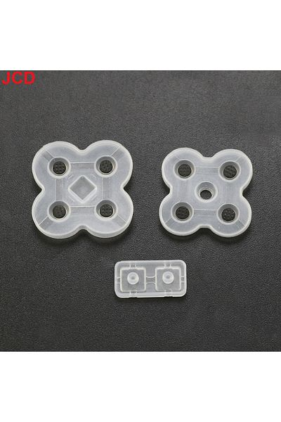 JCD transparent JCD 1set For DS Lite Conductive Rubber Button Pad Set Replacement Part For NDSL DSL Game