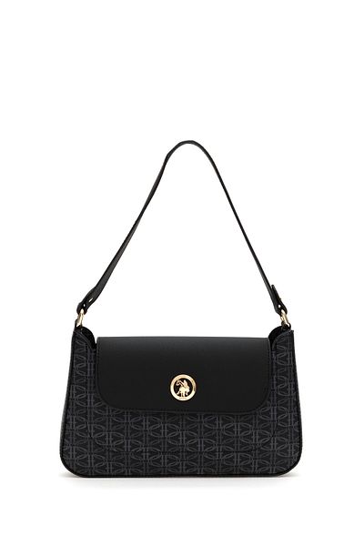 U.S. Polo Assn. Women's Black Shoulder Bag 50293707 -Vr046