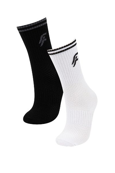 DeFacto Women's 2-Piece Cotton Long Socks C6454Axns