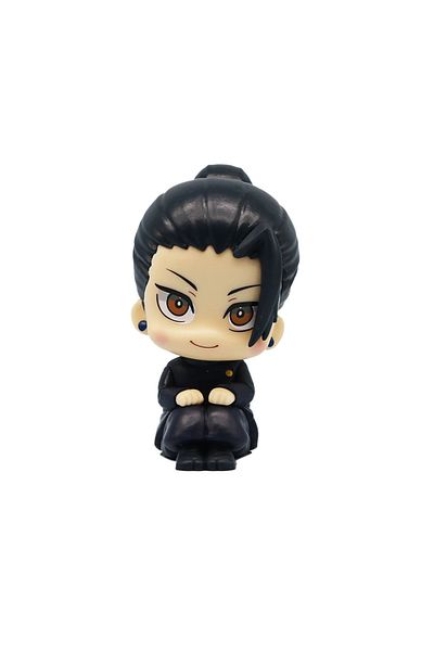 BANDAI No box New 5Pcs/set Jujutsu Kaisen Cute Yuji Itadori Gojo Satoru Q Ver. PVC Action Figures Anime Fig