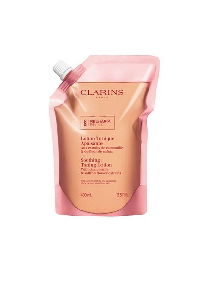 Clarins Beruhigende Tonic Lotion für empfindliche und sehr trockene Haut, Aufladung Clarins 400 ml
