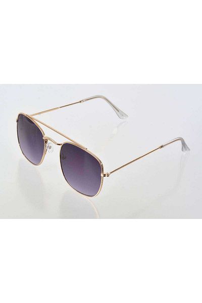 MCEM STORE Yellow Metal Frame Sunglasses
