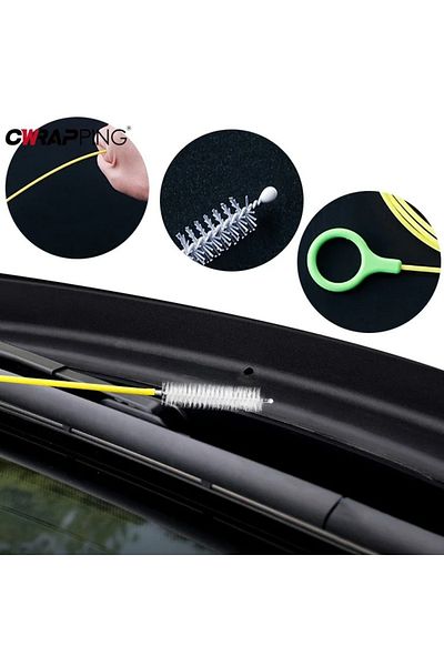 Choice 2.3m Car Sewer Unclogger Cleaning Brush Car Sunroof Long Hose Drain Hole Drain Unclogger Car Pipe...