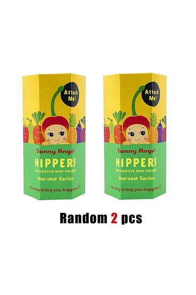 Choice Random 2pcs Sonny Angel Blind Box Harvest Series Fruit And Vegetable Anime Figures Ornaments Dolls