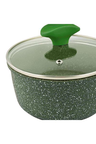 Prestige Essential Granite 16cm Sauce Pan w/lid Non-Stick