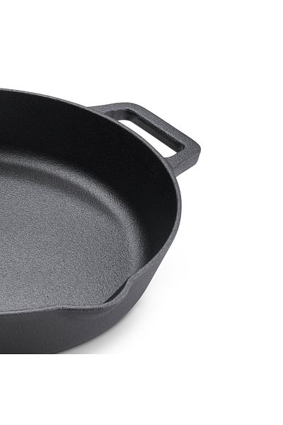 Prestige Pre-Seasoned Cast Iron Dual Handle Fry Pan 24 cm - PR48887