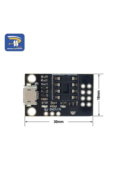 Choice Pluggable Attiny Development Board For Attiny13a/attiny25/attiny45/attiny85 Programming Editor Mi...