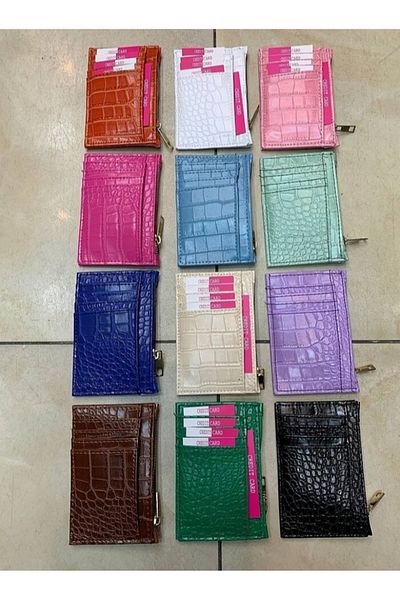 SHIKIRTI Zip Section Card Holder