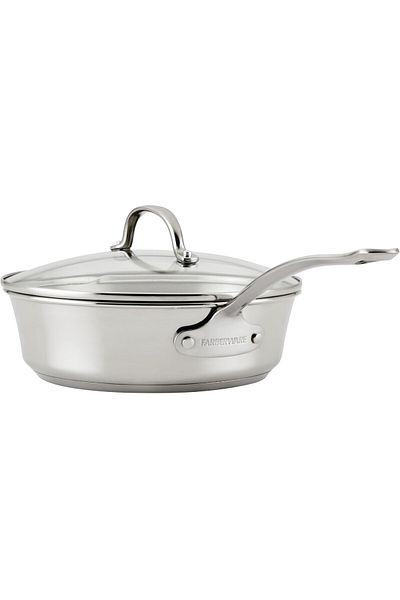 Farberware Millennium Stainless Steel Cookware Pots and Pans Set | Nonstick Cookware Set 10 Piece