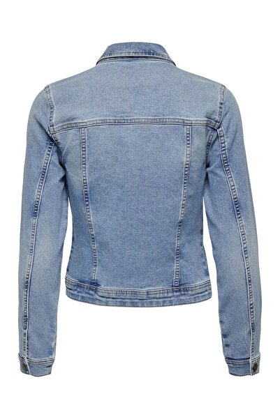 ONLY Blaue Jeansjacke für Damen 15192447