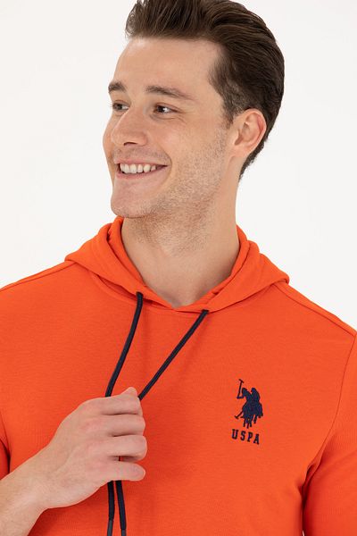 U.S. Polo Assn. Orange Men's Sweatshirt - Basic Model 50269426 -Vr181