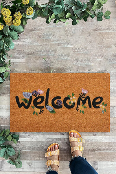 KARMAT Welcome Doormat, Πολύχρωμο, Καλωσόρισμα Χαλάκι για την πόρτα