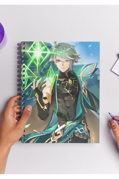 Home Caiet spiralat Genshin Alhaitham A5 (50 FOI)