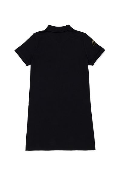 U.S. Polo Assn. Rochie neagră tricotată pentru fetiță 50270099 -VR046