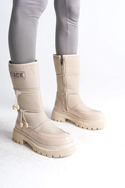 rabellashoes LUCY Lastikli Fermuarlı Suya ve Soğuğa Dayanıklı Paraşüt Kumaş R...