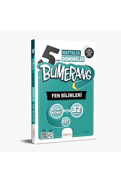Günay Yayınları BUMERANG 5. SINIF FEN BİLİMLERİ 32 HAFTALIK DENEME