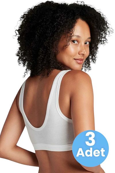 Uniquetrenders Set de 3 sutien pentru femei cu bretele groase, bustieră, jumătate