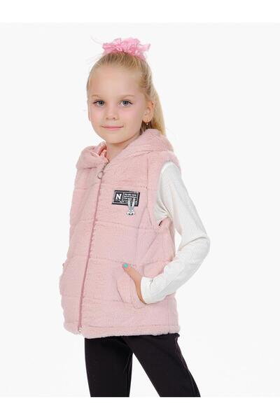 Kamex Γιλέκο από ίνες με βελούδινη επένδυση σε πούδρα