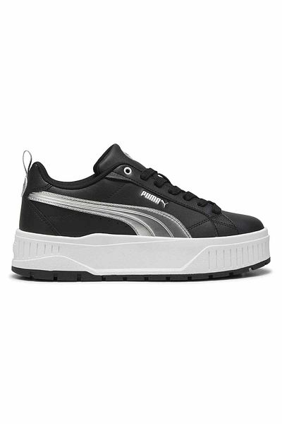 Puma Platform Sole Black Metallic Women's Leather Shoes