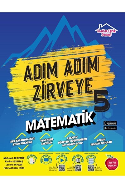 Newton Yayınları Newton 5.sınıf Adım Adım Zirveye Matematik Soru Bankası Yeni