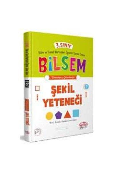Editör Yayınevi 3. Sınıf Bilsem Hazırlık Şekil Yeteneği Tamamı Çözümlü