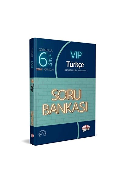 Editör Yayınevi Editör 6. Sınıf Vıp Türkçe Soru Bankası (yeni)
