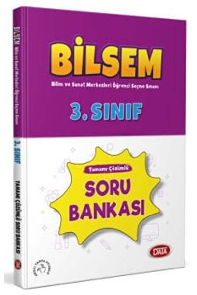 Data Yayınları Bilsem 3. Sınıf Tamamı Çözümlü Soru Bankası -