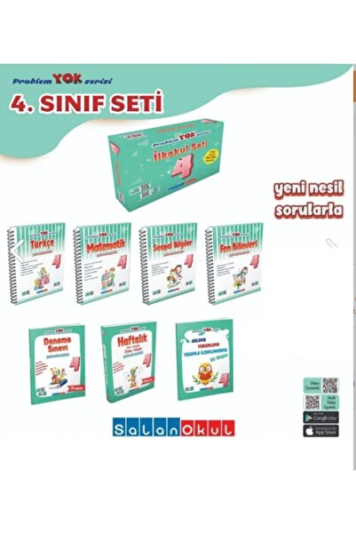 Salan Yayınları Salan Problem Yok 4.sınıf Set