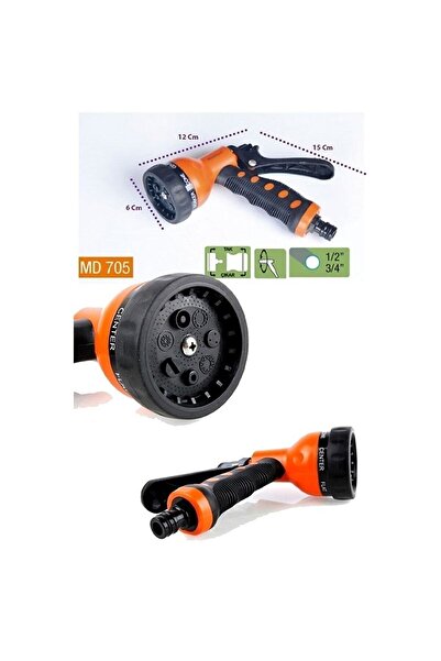 Genel Markalar Bahçe Sulama Fiskiyesi Hortum Ucu Sulama Tabancası Hortum Ucu Bahçe Sulama 7 Fonksiyonlu Ayarlı