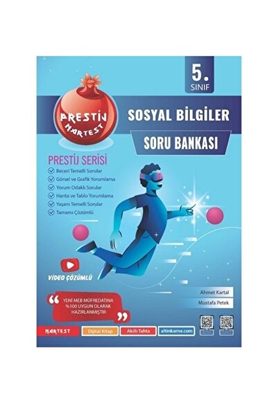 Nartest Yayınları Nartest 5.sınıf Prestij Sosyal Bilgiler Soru Bankası (2025 ...