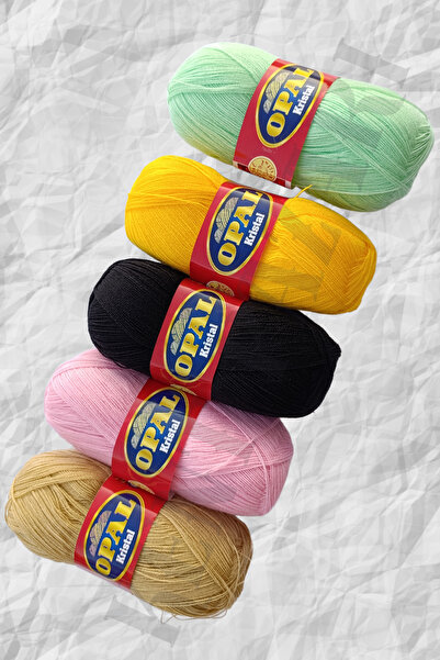 Kent Pazarı خيط من الألياف بطول 475 متر - مجموعة متعددة الألوان مكونة من 5 قطع