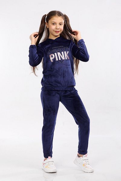 Go Veform Σετ χειμερινής φόρμας για κορίτσια Dark Navy - Hoodie, Printed MRN40030-12