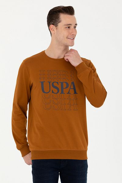 U.S. Polo Assn. Мъжки суитшърт с кокосов шарен мотив - 50270789-VR153